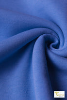 Last Cuts! Cornflower Blue, Sweatshirt Fleece. - Boho Fabrics - Sweatshirt Fleece