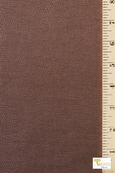 Last Cuts! Mocha Dragonscale, Ponte Print, Double Knit