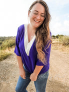 Royal Purple, Crepe de Chine Silk Woven. SILK - 128 - Boho Fabrics - Woven Fabric